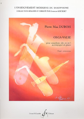 Olga-Valse pour saxophone alto et piano Gourdet, G., ed