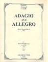 Adagio and Allegro from op.6,6 for 4 recorders (ATTB) score and parts