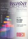 Moonlight Serenade fr Blockfltenorchester (SAAATTBGb), Partitur+Stimmen