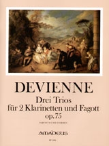 3 Trios op.75 fr 2 Klarinetten und Fagott Partitur und Stimmen Morgan, Yvonne, ed