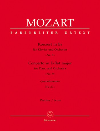 Konzert Es-Dur Nr.9 KV271 fr Klavier und Orchester Partitur