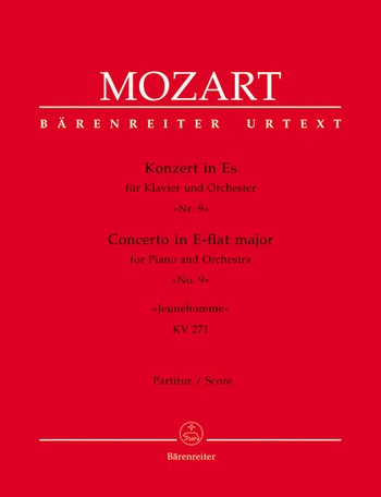 Konzert Es-Dur Nr.9 KV271 fr Klavier und Orchester Partitur