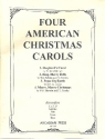 4 American Christmas carols for 4 recorders (SATB), score+parts