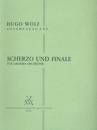 Scherzo und Finale fr Orchester Jancik, Hans, ed