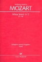 Missa brevis G-Dur KV140 fr Soli (SATB), Chor, 2 Violinen und Bc,  Studienpartitur