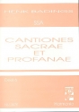 Cantiones sacrae et profanae vol.6 für Frauenchor (SSA) Partitur