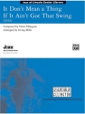 It don't mean a thing (+CD): for concert band