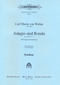 Adagio und Rondo op.posth. Nr.15 fr Orgel und Orchester Partitur