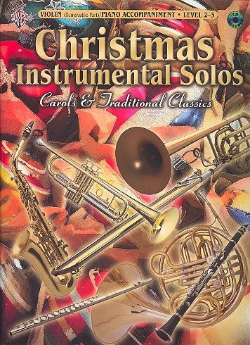 Christmas instrumental solos level 2-3 (+CD) for violin and piano