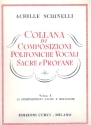 Collana di composizioni polifoniche vocali sacre e profane vol.1 32 composizioni sacre e religoise
