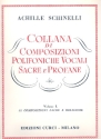 Collana di composizioni polifoniche vocali sacre e profane vol.1 32 composizioni sacre e religoise