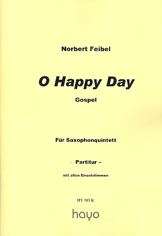 Oh happy Day fr 5 Saxophone (AATTBar) Partitur und Stimmen