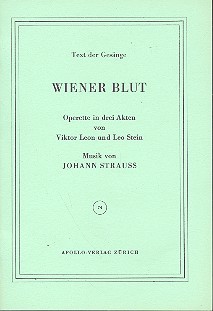 Wiener Blut Libretto (dt)