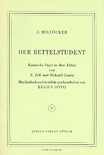 Der Bettelstudent  Libretto (dt)