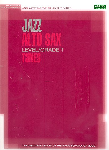 Jazz alto sax tunes level 1 for alto saxophone