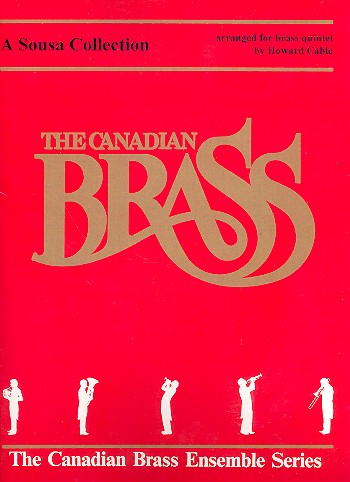 A Sousa Collection for 2 trumpets, horn, trombone and tuba score and parts