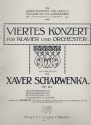 Konzert f-Moll Nr.4 op.82 fr Klavier und Orchester fr 2 Klaviere Spielpartitur (zur Auffhrung 2 Exemplare ntig)