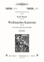 Weihnachts-Kanzone op.34 fr Violine (Flte) und Orgel