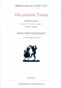 24 leichte Tnze fr Flte (Altblockflte, Oboe, Violine) und Klavier