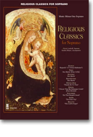 Music minus one soprano religious classics for soprano, book+CD