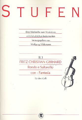 Rondo e saltarello con fantasia fr 3 Violoncelli Partitur und Stimmen