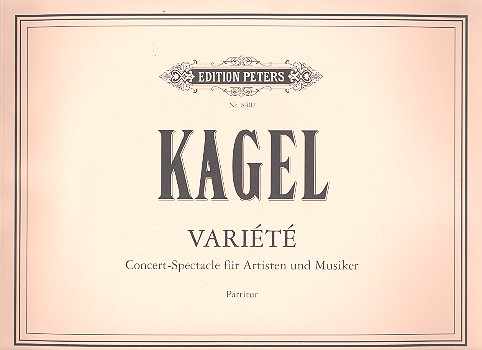 Variete Concert-spectacle fr Artisten und Musiker Partitur