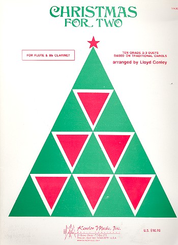 Christmas for two for flute and clarinet score Conley, Lloyd, arr.