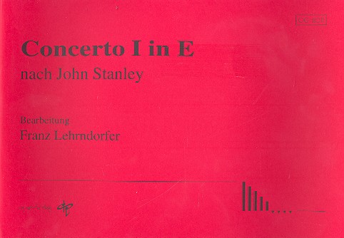 Concerto Nr.1 E-Dur nach Stanley fr Orgel Lehrndorfer, Franz, Bearb.