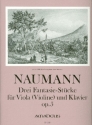 3 Fantasie-Stcke op.5 fr Viola (Violine) und Klavier