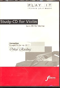 Concertino D-dur op.25 Lern-CD fr Violine mit der Klavierbegleitung in 3 Tempi