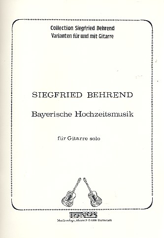 Bayerische Hochzeitsmusik fr Gitarre