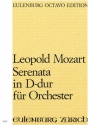 Serenade D-Dur fr Orchester Partitur