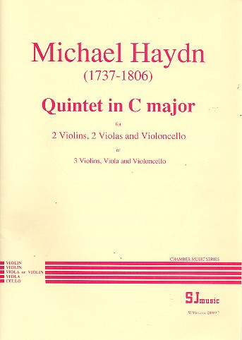 Quintet c Major for 2 violins, 2 violas and violoncello (or 3vl,va,vc) score and parts