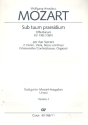 Sub tuum praesidium KV198 Offertorium fr 2 Soprane, 2 Violinen, Viola und Bc,  Violine 1