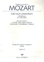 Sub tuum praesidium KV198 Offertorium fr 2 Soprane, 2 Violinen, Viola und Bc,  Violine 2
