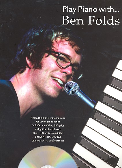 Play piano with Ben Folds (+CD): 7 great songs Songbook piano/guitar boxes