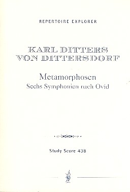 Metamorphosen  6 Sinfonien nach Ovid fr Orchester Studienpartitur