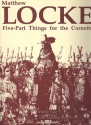 5 Part Things for the cornetts for 2 cornets (trumpets), 2 trombones (horns) and bass trombone (tuba) score and parts