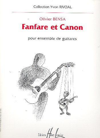 Fanfare et Canon pour ensemble de guitares, partition+parties
