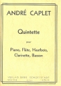 Quintett für Flöte, Oboe, Klarinette, Fagott und Klavier Partitur und Stimmen
