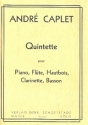 Quintette fr Flte, Oboe, Klarinette, Fagott und Klavier Partitur und Stimmen