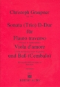 Sonate D-Dur fr Flte, Viola d'amore und Bass (Cembalo)