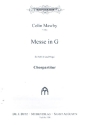 Messe G-Dur fr gem Chor und Orgel Chorpartitur