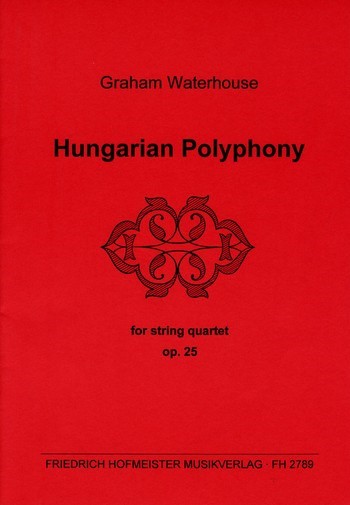 Hungarian Polyphony op.25 fr Streichquartett Partitur und Stimmen