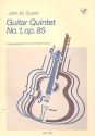 Quintett G-dur Nr.1 op.85 fr Gitarre und Streichquartett Partitur und Stimmen