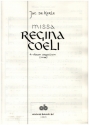 Regina Coeli fr Mnnerchor a cappella, Partitur