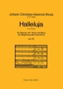 Halleluja op.63 für Sopran, Alt, Tenor, Bass und Klavier, Partitur