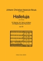 Halleluja op.63 fr Sopran, Alt, Tenor, Bass und Klavier, Partitur