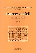 Messe D-Moll op.91 fr Soli, gem Chor und Orgel Singpartitur