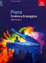 Scales, Arpeggios and broken Chords Grade 5 for piano
